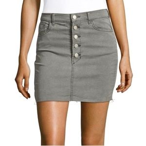 J Brand Rosalie denim skirt in sterling